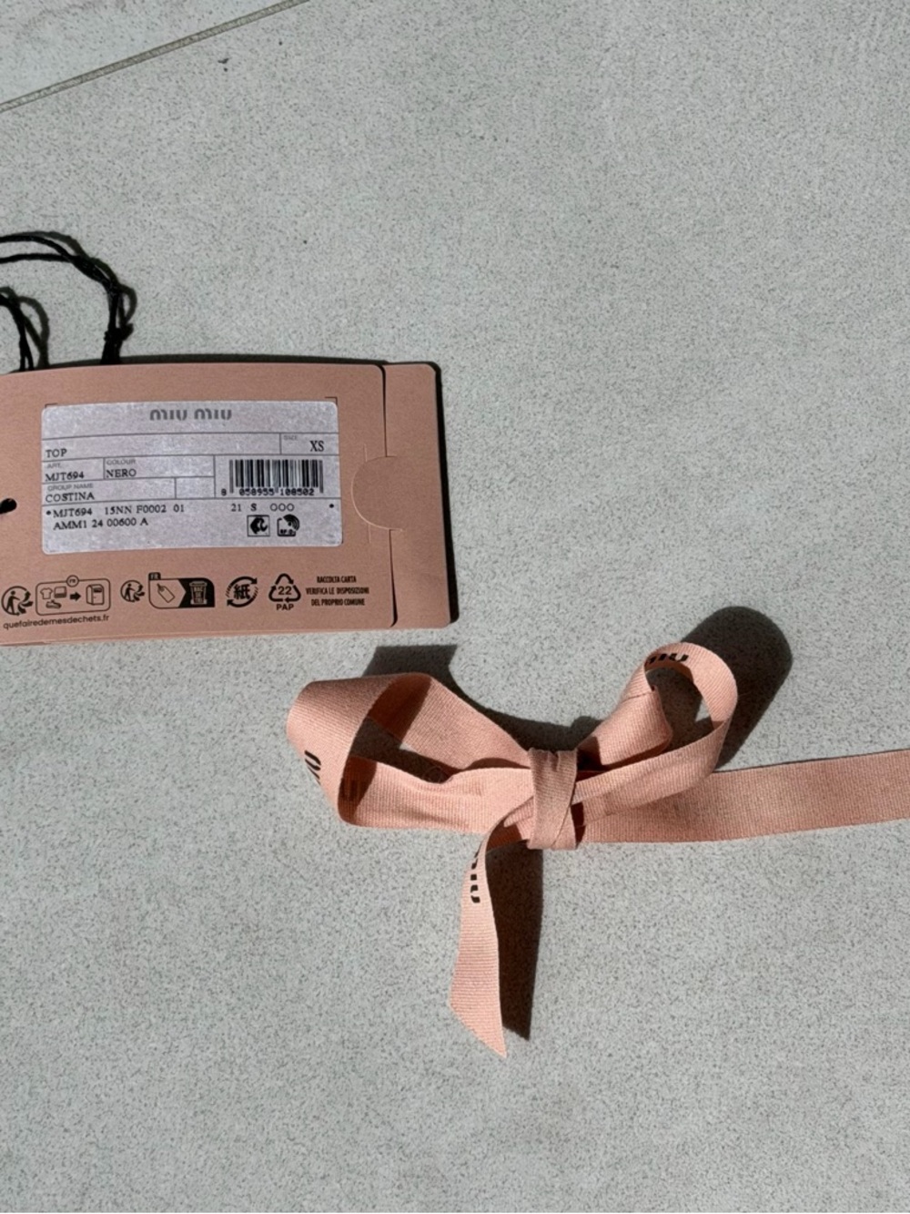 Miu Miu Pink Gift Set Shoe Box Dust Bags Ribbon Shopping Bag Authentic Designer - Picture 13 of 16